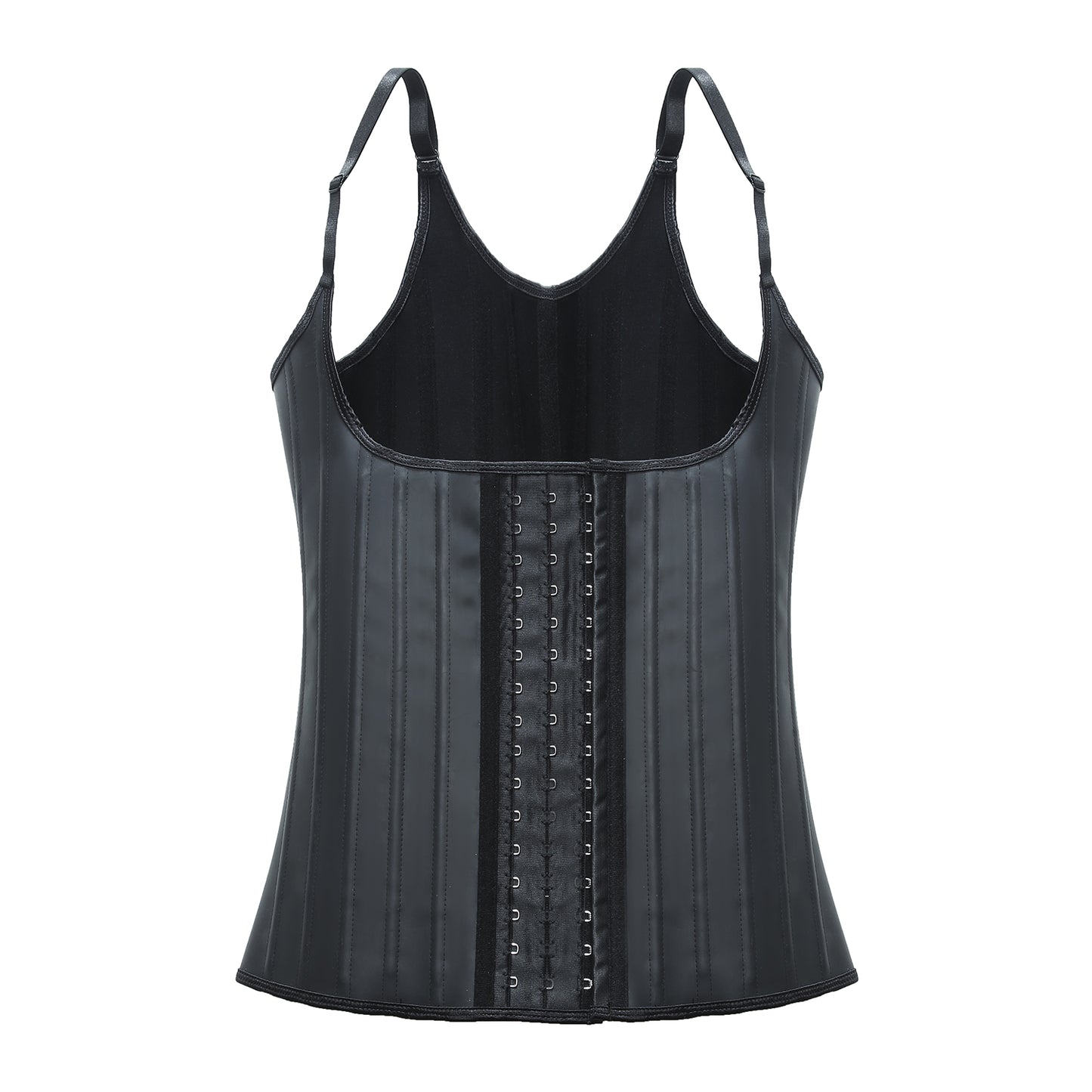 SHAPMAMA™ Latex Matte Gummi Weste Shapewear Top Atmungsaktive Sport Korsett Taille Shapewear