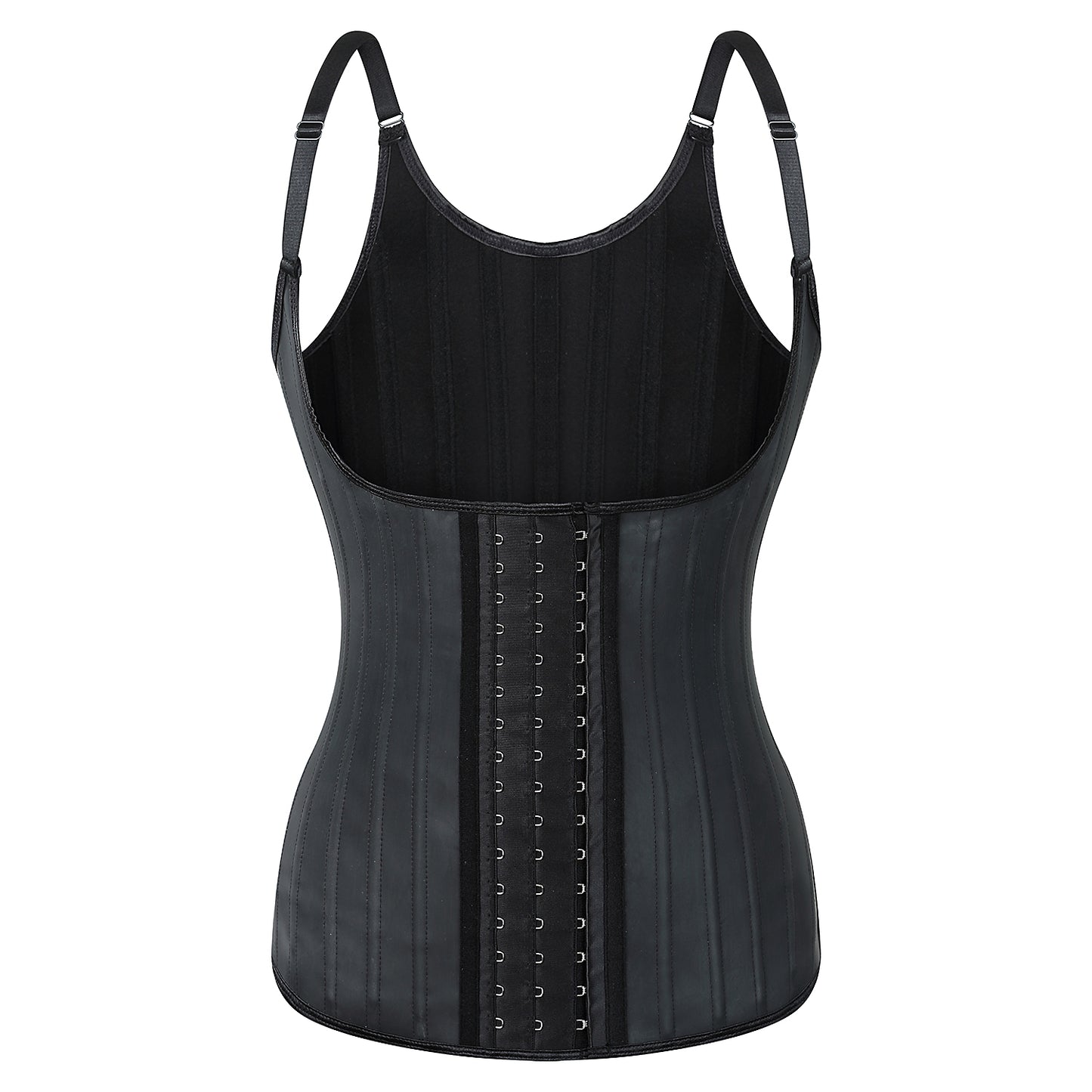 SHAPMAMA™ Latex Matte Gummi Weste Shapewear Top Atmungsaktive Sport Korsett Taille Shapewear