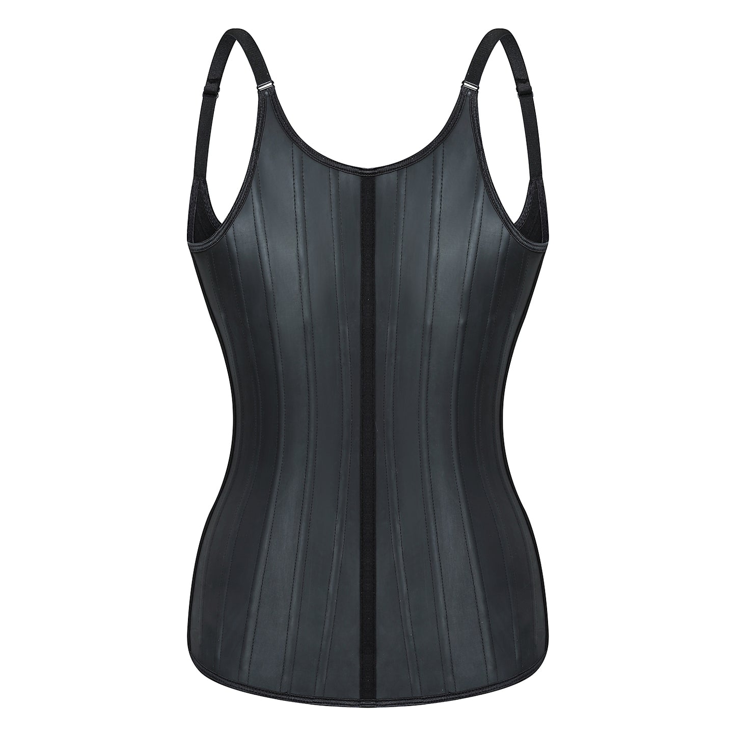SHAPMAMA™ Latex Matte Gummi Weste Shapewear Top Atmungsaktive Sport Korsett Taille Shapewear