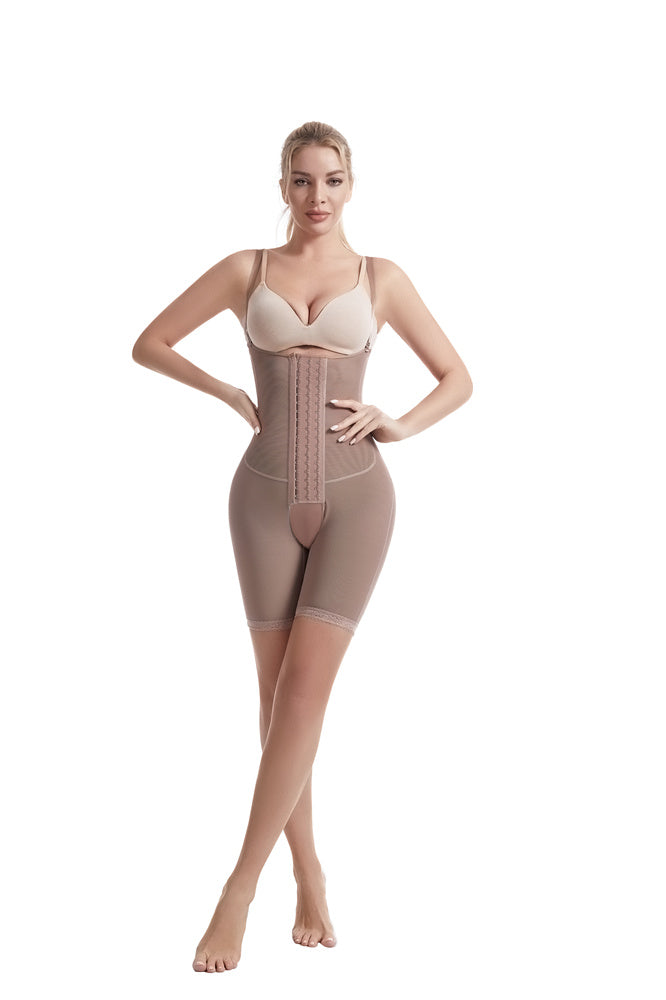 SHAPMAMA™ Women's Tummy Control ElasticitWomen's Tummy Control Elasticity Plus Size Postpartum Open Breast Shapewear