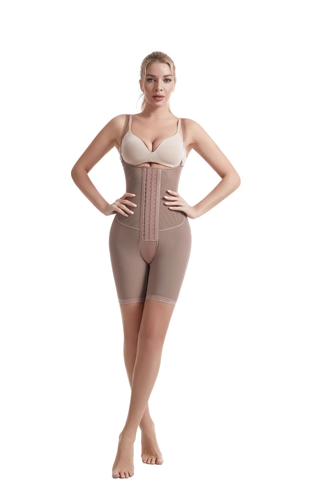 SHAPMAMA™ Women's Tummy Control ElasticitWomen's Tummy Control Elasticity Plus Size Postpartum Open Breast Shapewear