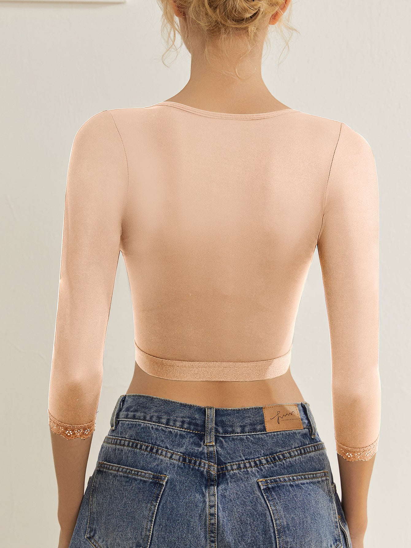 SHAPMAMA™ Haltungskorrektor, formende Oberteile, Armformer, Frontschnalle, schlankeres Oberteil