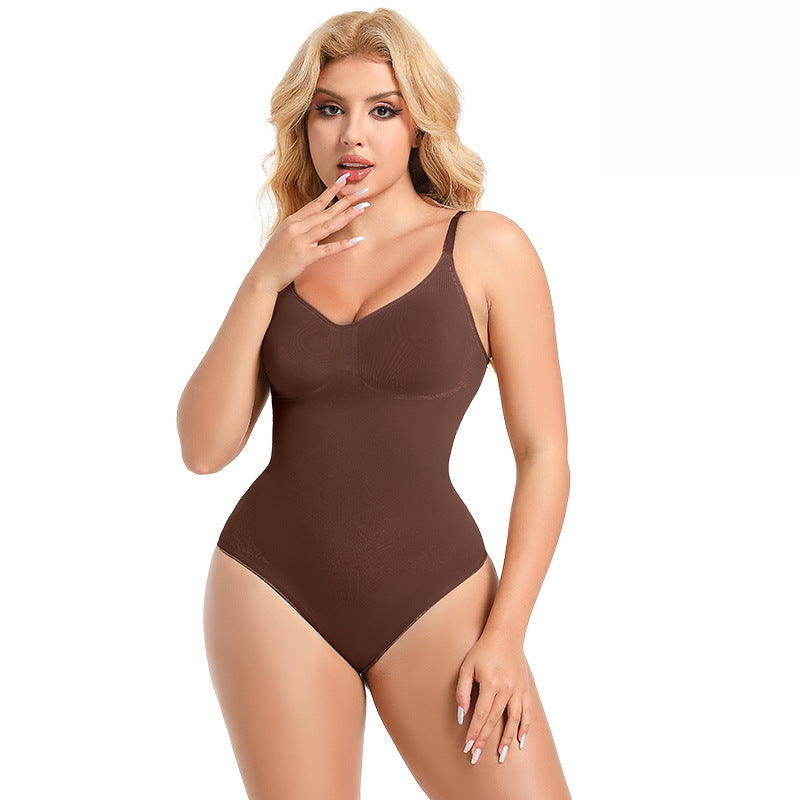 SHAPMAMA Women's  Shapewear Bodysuit