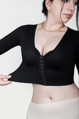 SHAPMAMA™ Haltungskorrektor, formende Oberteile, Armformer, Frontschnalle, schlankeres Oberteil