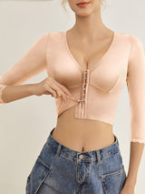 SHAPMAMA™ Haltungskorrektor, formende Oberteile, Armformer, Frontschnalle, schlankeres Oberteil