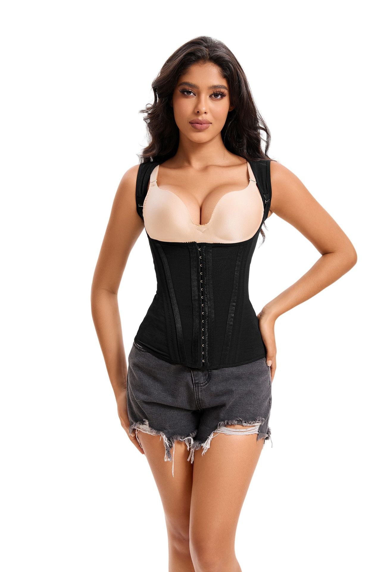 SHAPMAMA™ Waist Trainer for Women Body Shaper Corset Vest Tank Top with Steel Bones