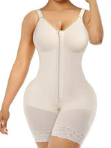 SHAPMAMA™ Women’s Fajas Colombianas shapewear Tummy Control Butt Lifter Shaper with Zipper Crotch detachable shoulder strap