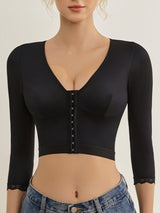 SHAPMAMA™ Haltungskorrektor, formende Oberteile, Armformer, Frontschnalle, schlankeres Oberteil