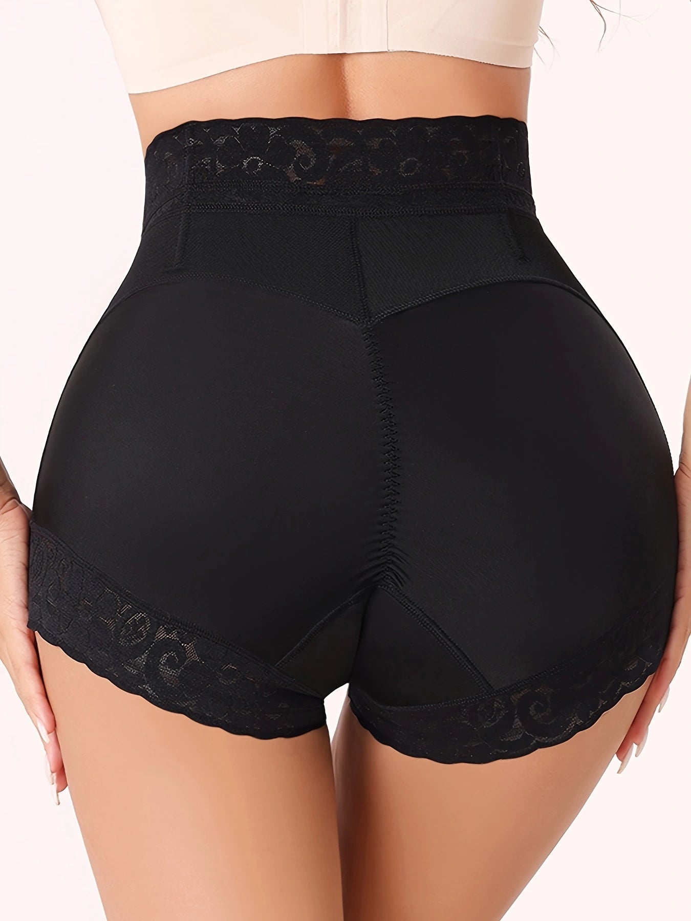 SHAPMAMA™ Klassischer Damen-Body-Shaper mit Spitze, Po-Lifter, Bauchkontrolle, Unterwäsche, Höschen, glättende Slips