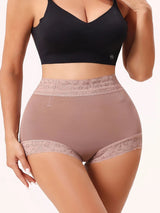 SHAPMAMA™ Klassischer Damen-Body-Shaper mit Spitze, Po-Lifter, Bauchkontrolle, Unterwäsche, Höschen, glättende Slips