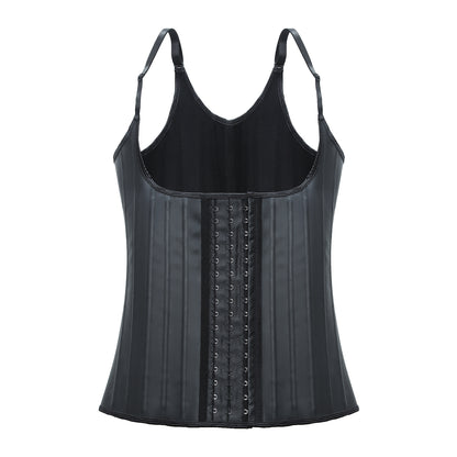 SHAPMAMA™ Latex Matte Rubber Vest Shapewear Top Breathable Sports Corset Waist Shapewear