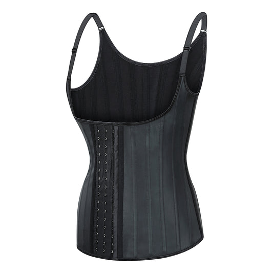 SHAPMAMA™ Latex Matte Gummi Weste Shapewear Top Atmungsaktive Sport Korsett Taille Shapewear