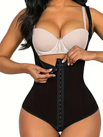 SHAPMAMA™ Body Shaper, schlankmachende Bauchkontrolle, Fajas, offene Brust, Shapewear