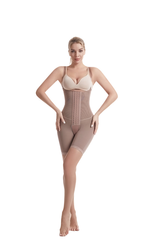 SHAPMAMA™ Damen-Bauchweg-Gummizug, Übergröße, postpartale Shapewear mit offenem Busen