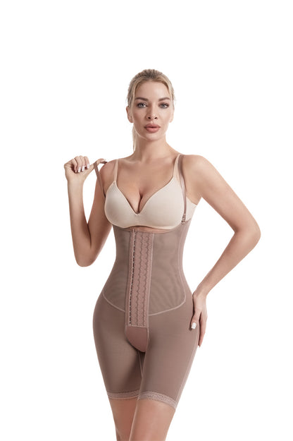 SHAPMAMA™ Damen-Bauchweg-Gummizug, Übergröße, postpartale Shapewear mit offenem Busen