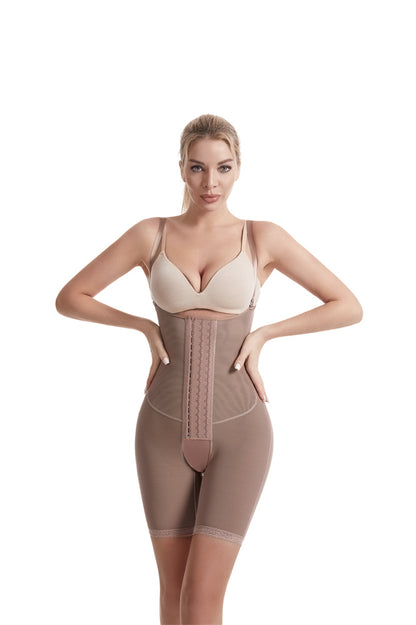 SHAPMAMA™ Damen-Bauchweg-Gummizug, Übergröße, postpartale Shapewear mit offenem Busen