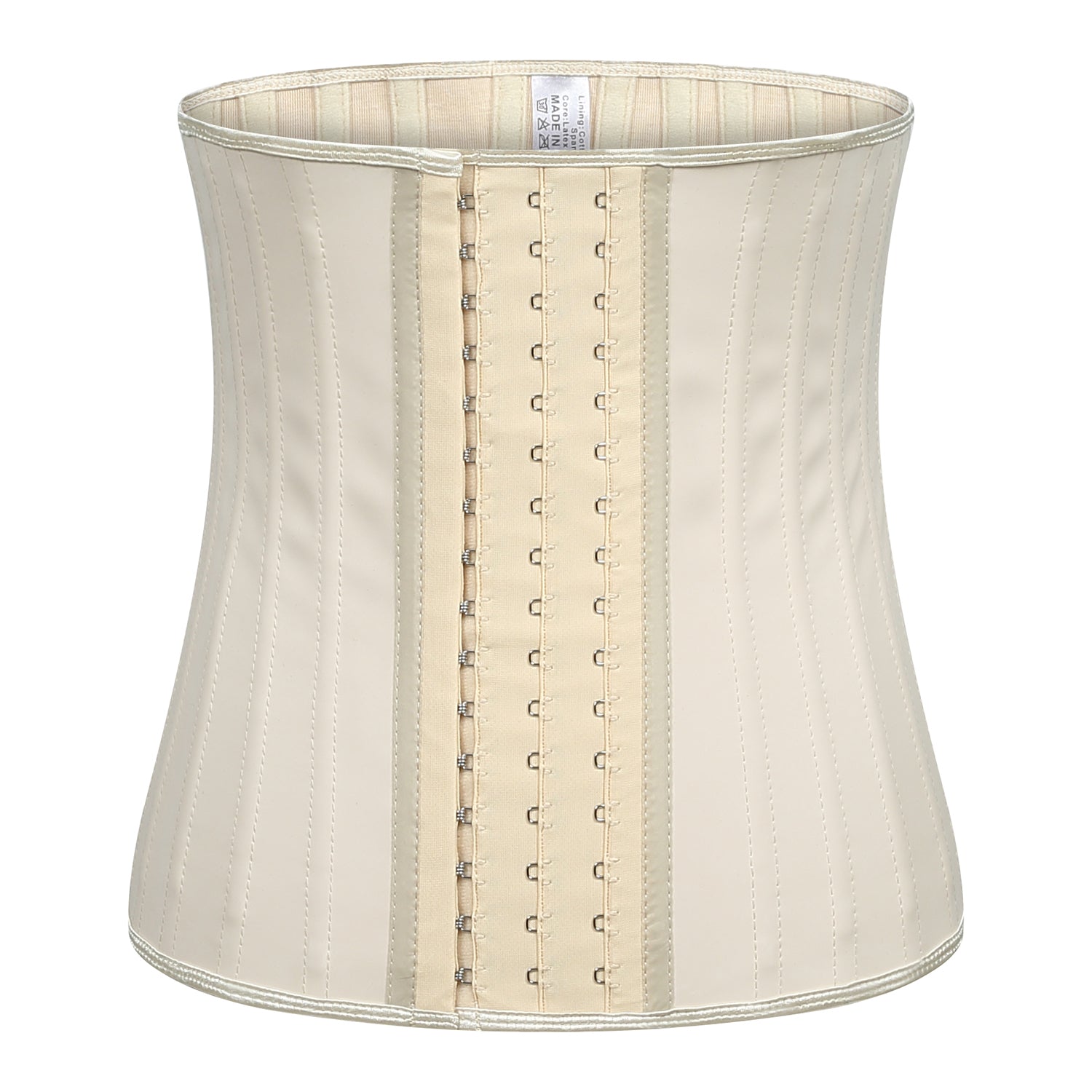 SHAPMAMA™ Women's Adjustable Latex Waist Trainer Steel Bones Slimming Workout Latex Corset