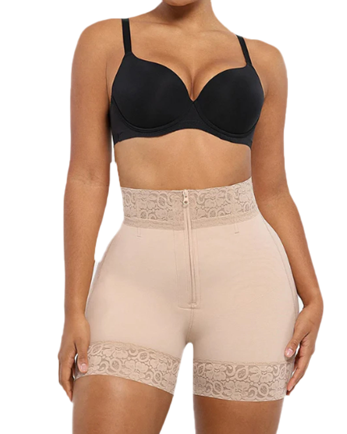 SHAPMAMA™Mid-Rise Steel Boned Butt-Lifting Short