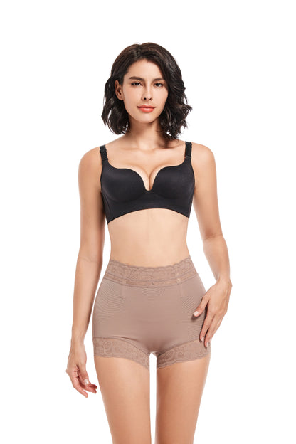 SHAPMAMA™ Klassischer Damen-Body-Shaper mit Spitze, Po-Lifter, Bauchkontrolle, Unterwäsche, Höschen, glättende Slips