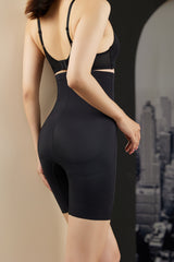 SHAPMAMA™ Women's High Body Shaping Leggings Breathable Thin Zero Restraint Tummy Control Pants Postpartum Hip Slimming Short