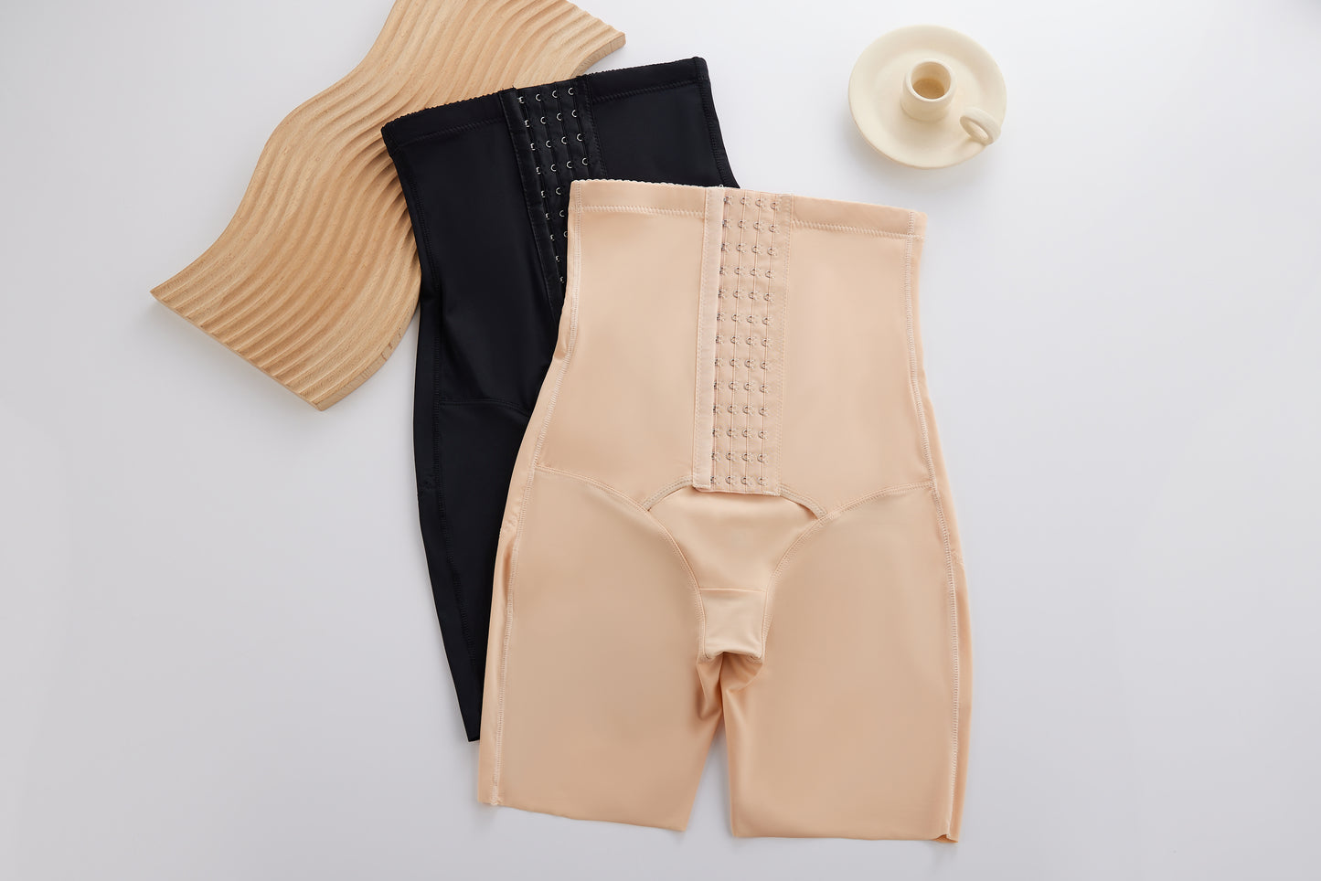 SHAPMAMA™ Damen-Leggings mit hoher Figurformung, atmungsaktiv, dünn, ohne Einschränkung, Bauchkontrolle, kurze Hose für die postpartale Hüftabnahme