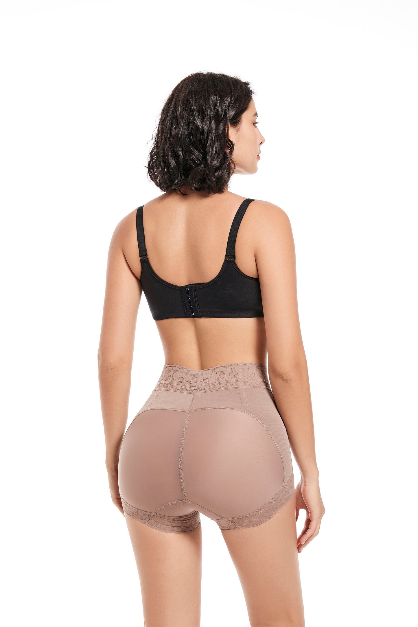 SHAPMAMA™ Klassischer Damen-Body-Shaper mit Spitze, Po-Lifter, Bauchkontrolle, Unterwäsche, Höschen, glättende Slips
