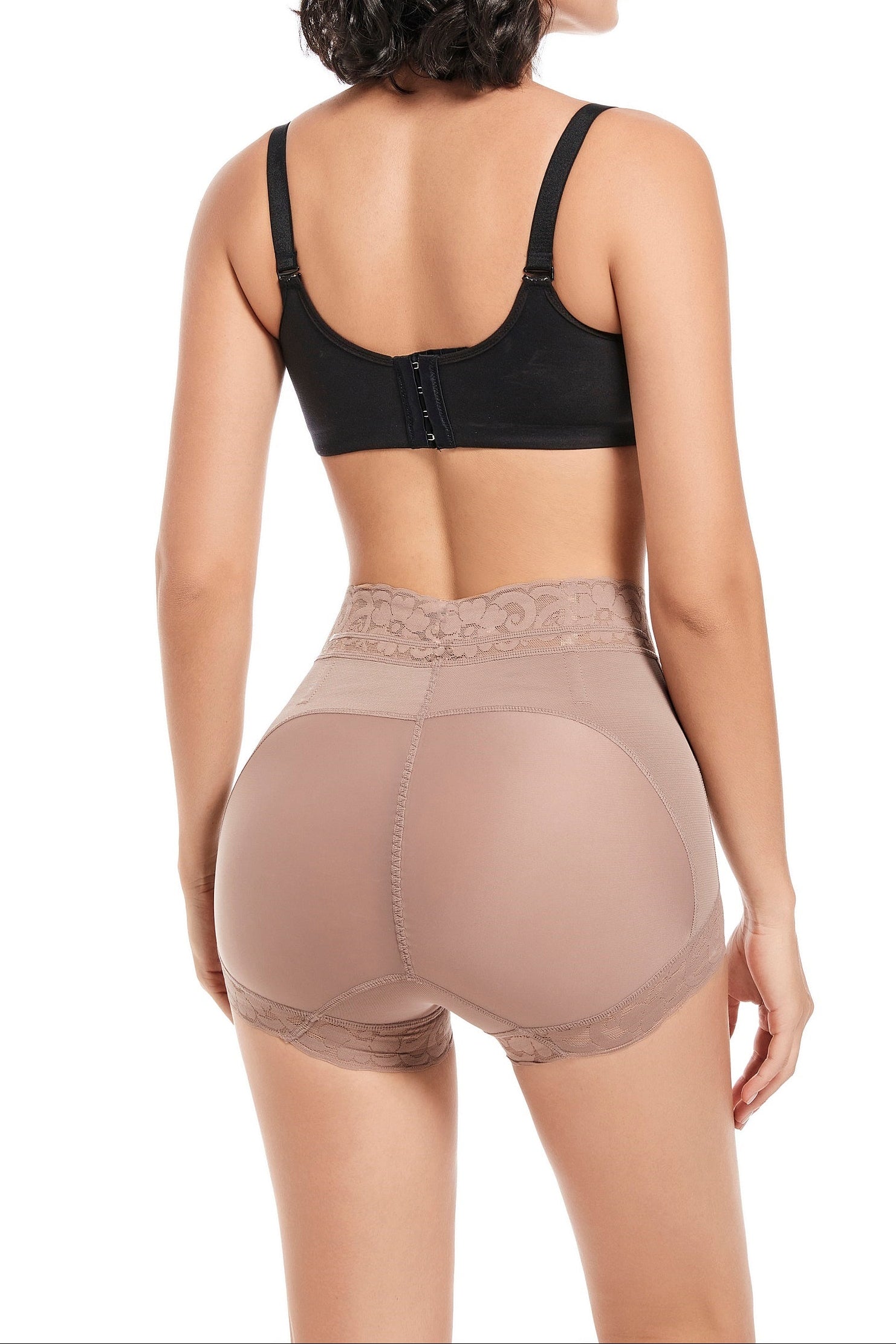 SHAPMAMA™ Klassischer Damen-Body-Shaper mit Spitze, Po-Lifter, Bauchkontrolle, Unterwäsche, Höschen, glättende Slips