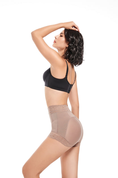 SHAPMAMA™ Klassischer Damen-Body-Shaper mit Spitze, Po-Lifter, Bauchkontrolle, Unterwäsche, Höschen, glättende Slips