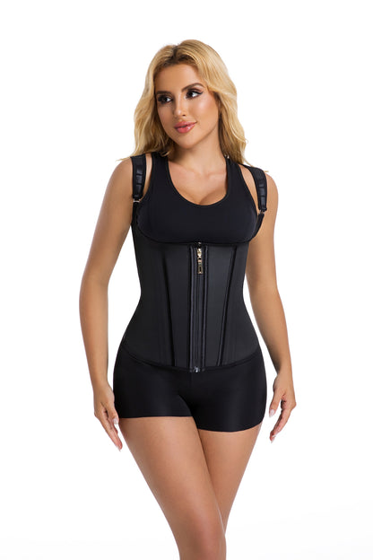 SHAPMAMA™ Double Compression Fajas Colombianas Tummy Control Steel Boned Waist Trainer