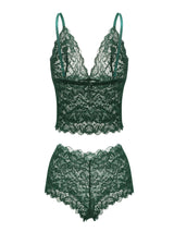 SHAPMAMA™ Sexy Pyjama-Dessous-Set aus transparenter Blumenspitze