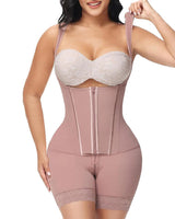 SHAPMAMA™ High Compression Shapewear with Front Zipper and Mid Thigh