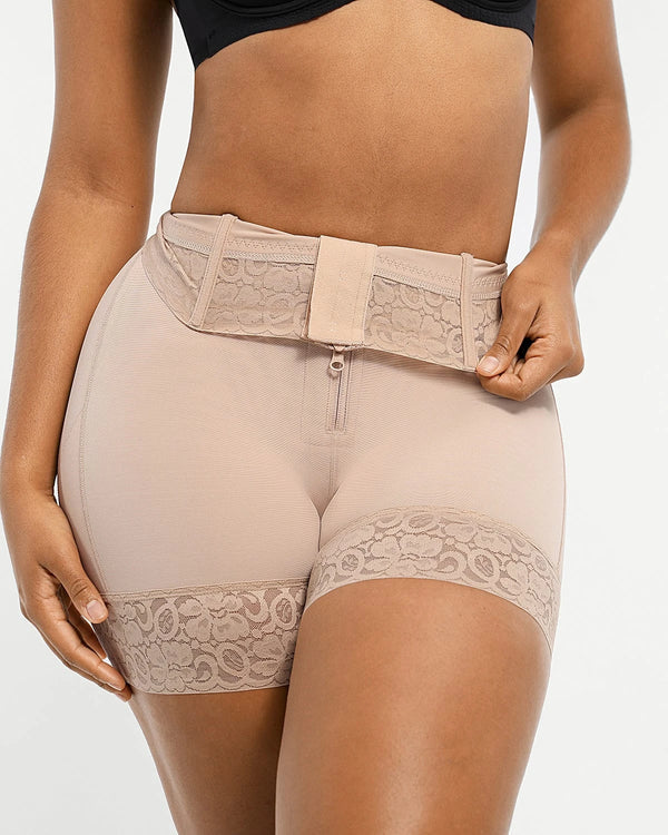 SHAPMAMA™Mid-Rise Steel Boned Butt-Lifting Short