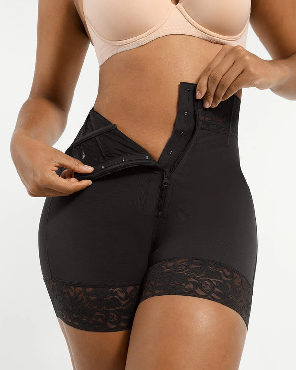 SHAPMAMA™Mid-Rise Steel Boned Butt-Lifting Short