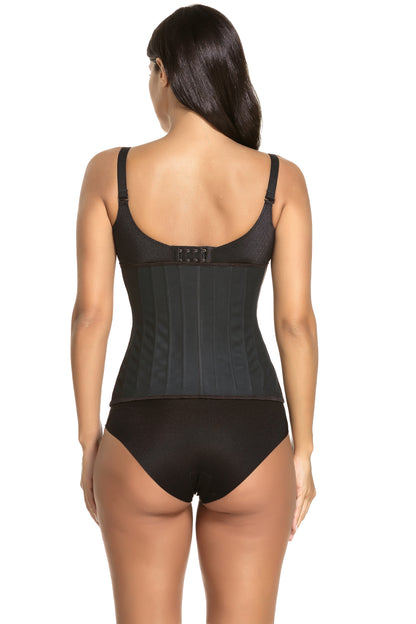 SHAPMAMA™ Women's Adjustable Latex Waist Trainer Steel Bones Slimming Workout Latex Corset