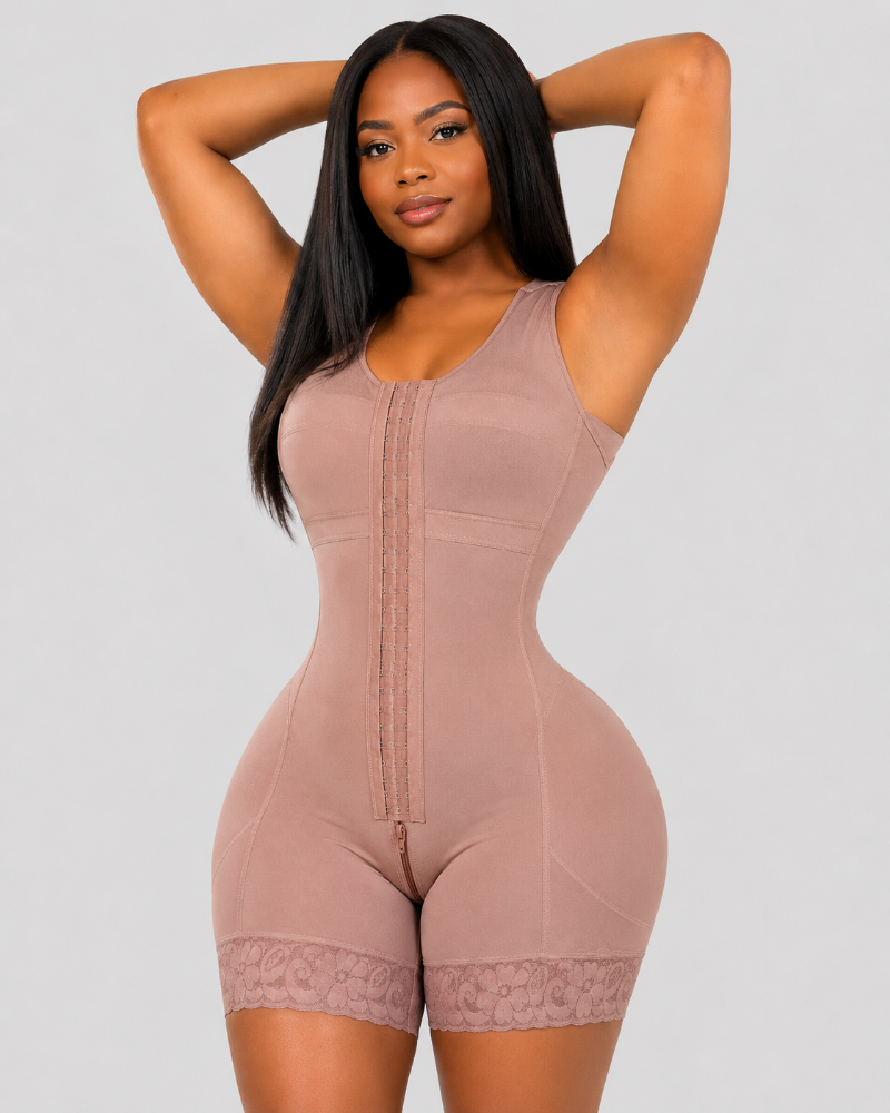 SHAPMAMA®Compression Double Full Body Stage 2 Faja With Bra Shapewear