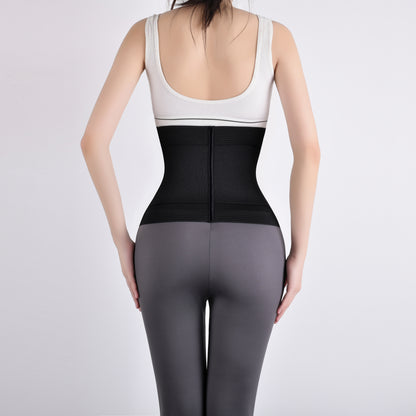 SHAPMAMA™ Doppellagiger Bauchgürtel mit Knöpfen für Damen, verbesserter Taillentrainer für die Zeit nach der Geburt, straffe Bauchformung, magische, atmungsaktive Seide