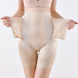 SHAPMAMA™ Damen Shaper Shorts mit hoher Taille, körperformend, Bauchkontrolle, Po-Lifter, schlankmachende Taillenunterwäsche, verstellbare Taillenformer-Höschen