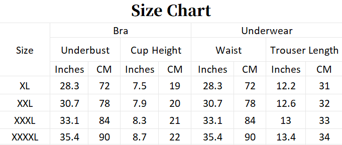 SHAPMAMA™ Plus-size Lace Floral Lingerie Set