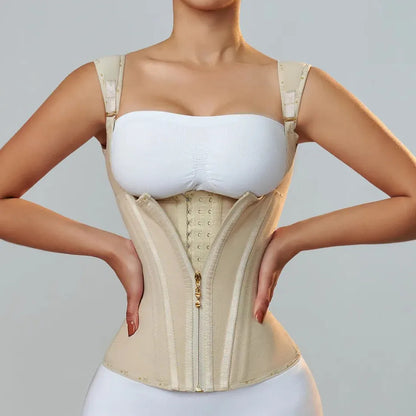 SHAPMAMA™ Waist Trainer for Women Body Shaper Corset Vest Tank Top with Steel Bones