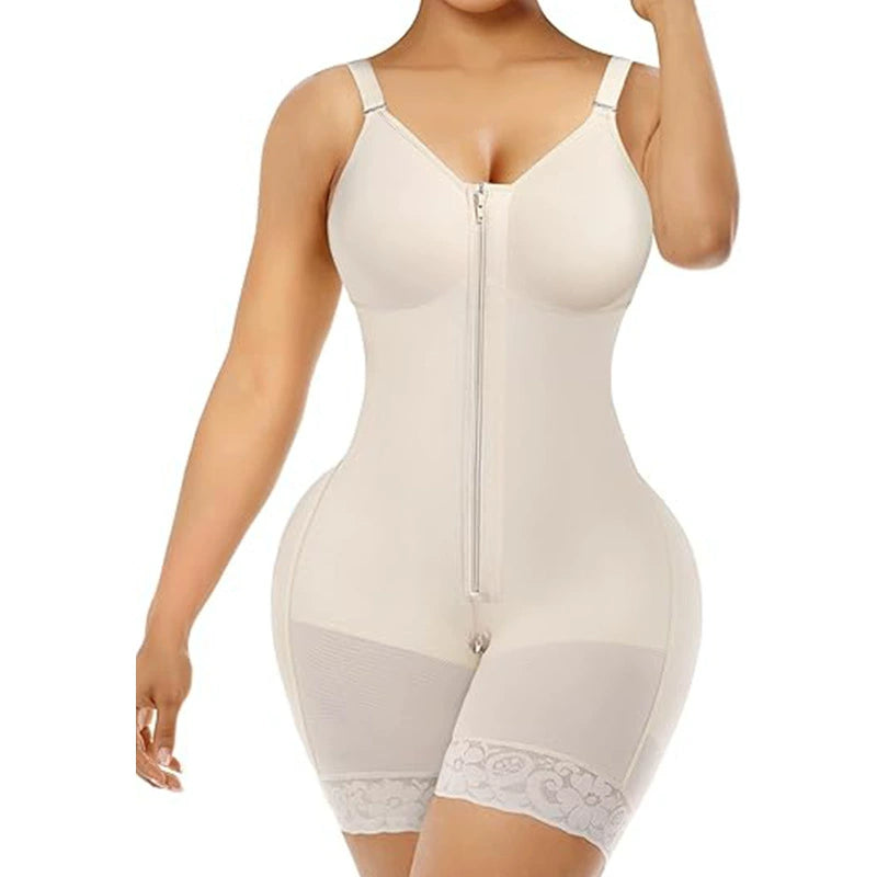 SHAPMAMA™ Fajas Colombianas Smooth Zipper Postpartum Tummy Control Shapewear