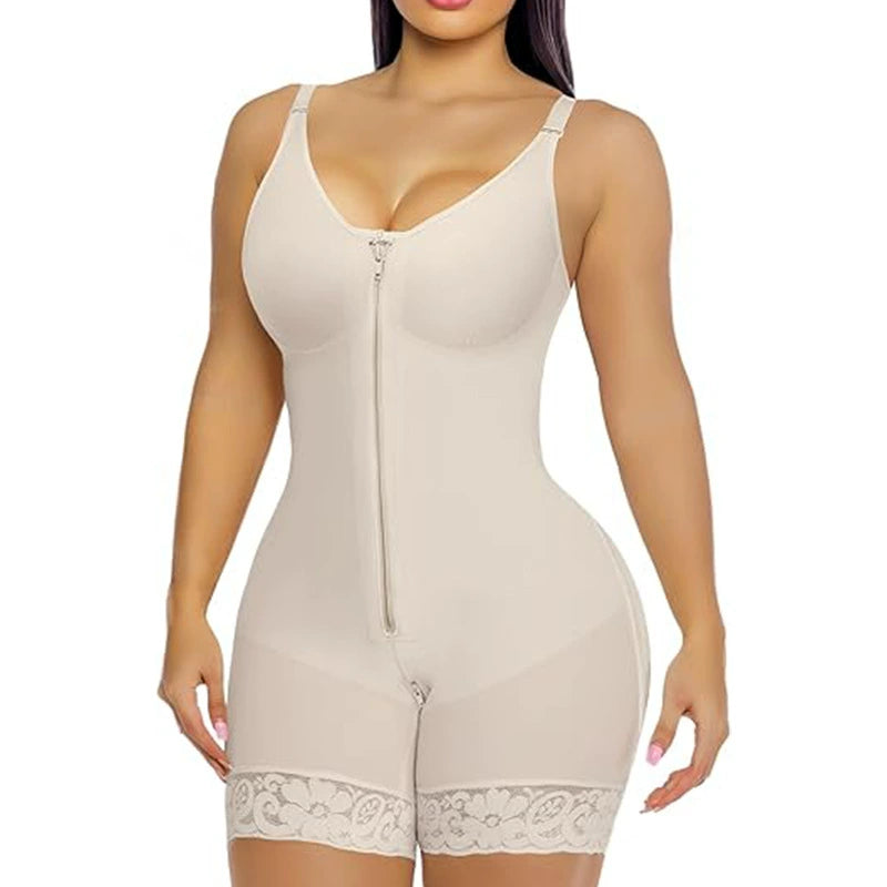 SHAPMAMA™ Fajas Colombianas Smooth Zipper Postpartum Tummy Control Shapewear