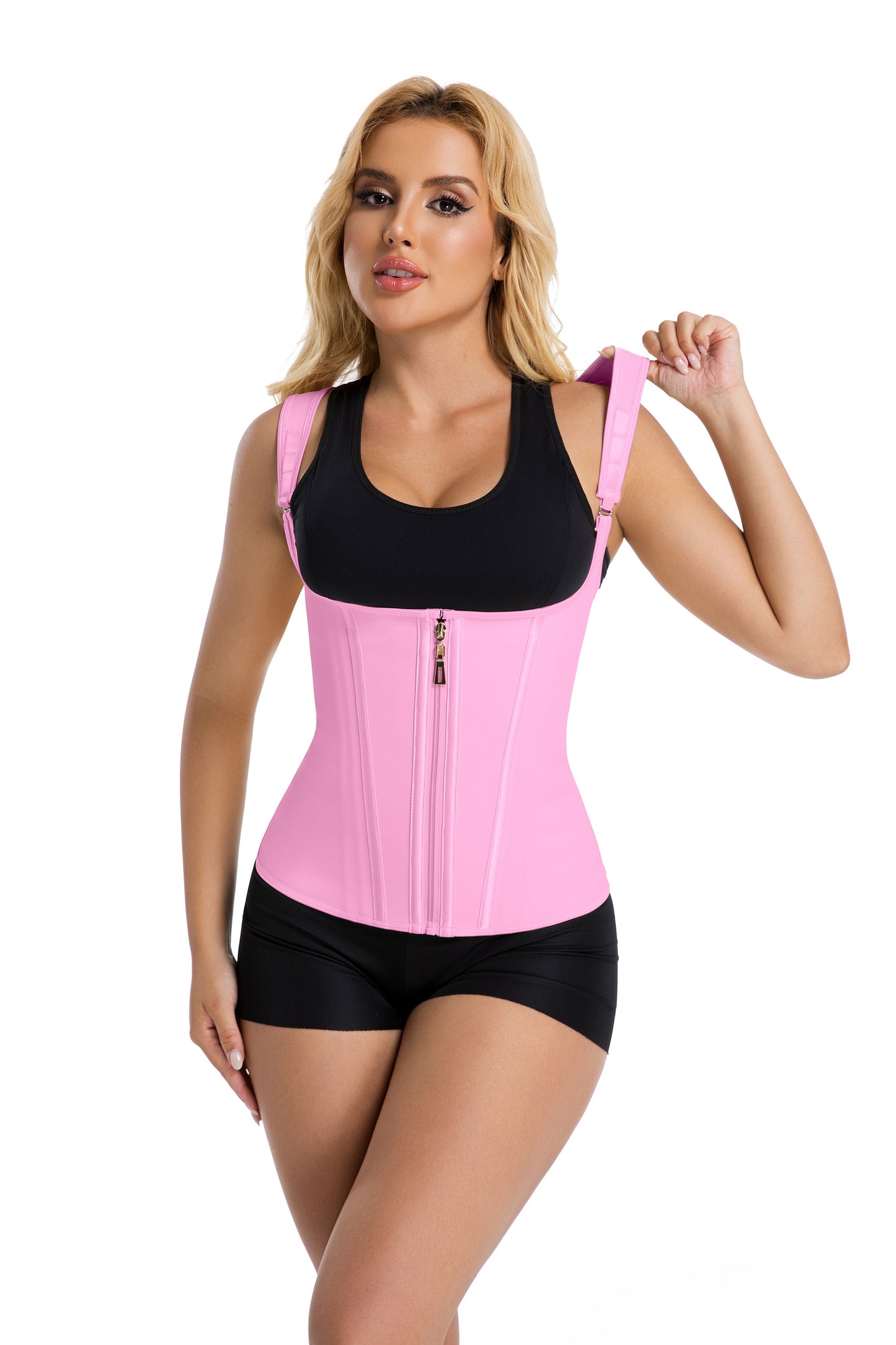 SHAPMAMA™ Double Compression Fajas Colombianas Tummy Control Steel Boned Waist Trainer
