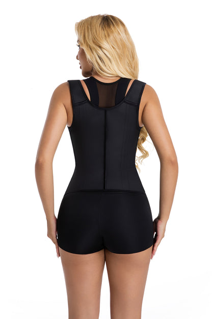 SHAPMAMA™ Double Compression Fajas Colombianas Tummy Control Steel Boned Waist Trainer