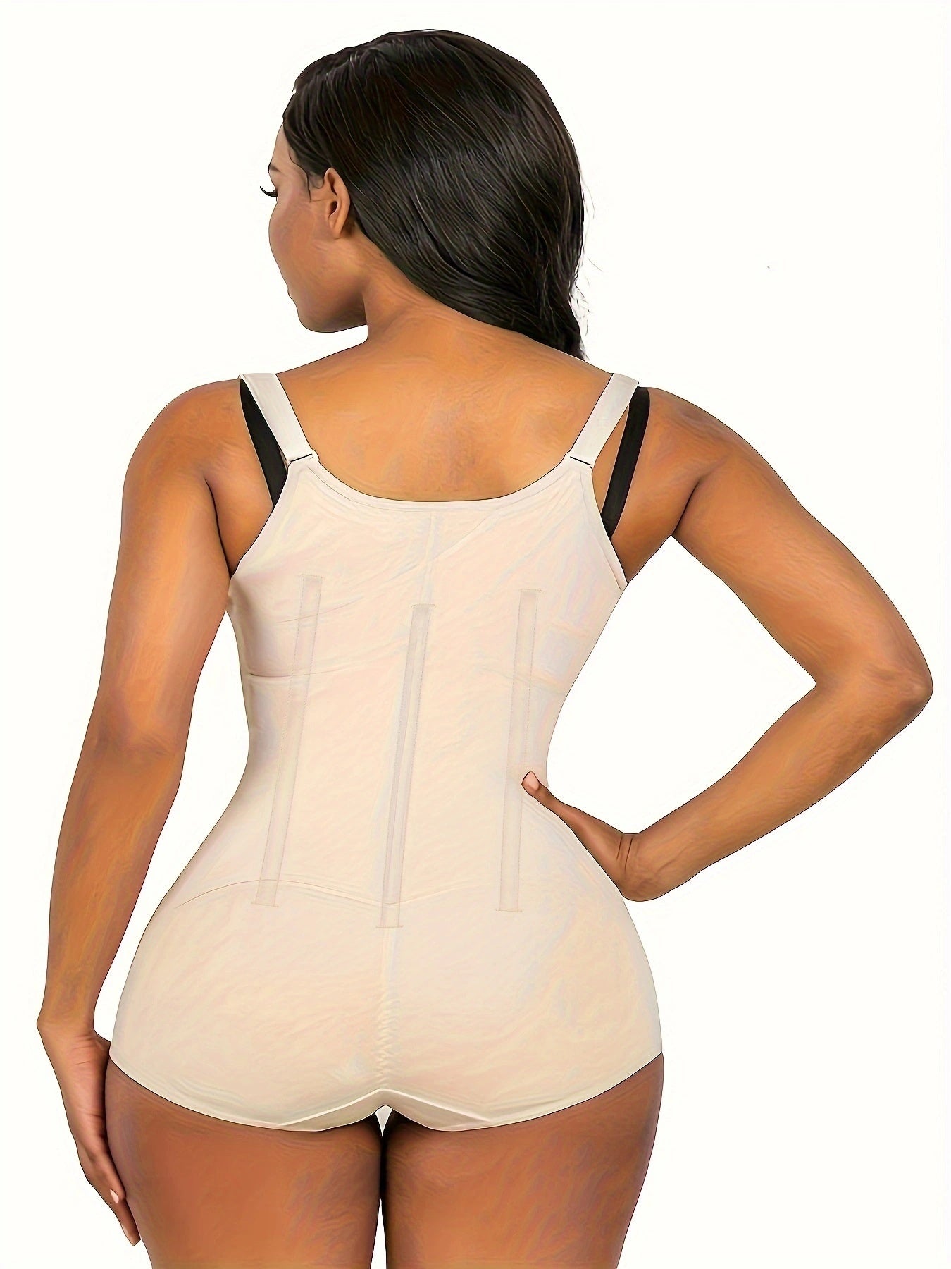 SHAPMAMA™ Body Shaper, schlankmachende Bauchkontrolle, Fajas, offene Brust, Shapewear