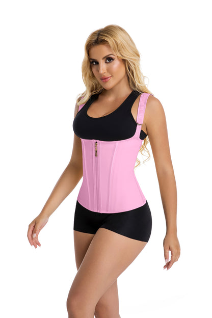 SHAPMAMA™ Double Compression Fajas Colombianas Tummy Control Steel Boned Waist Trainer