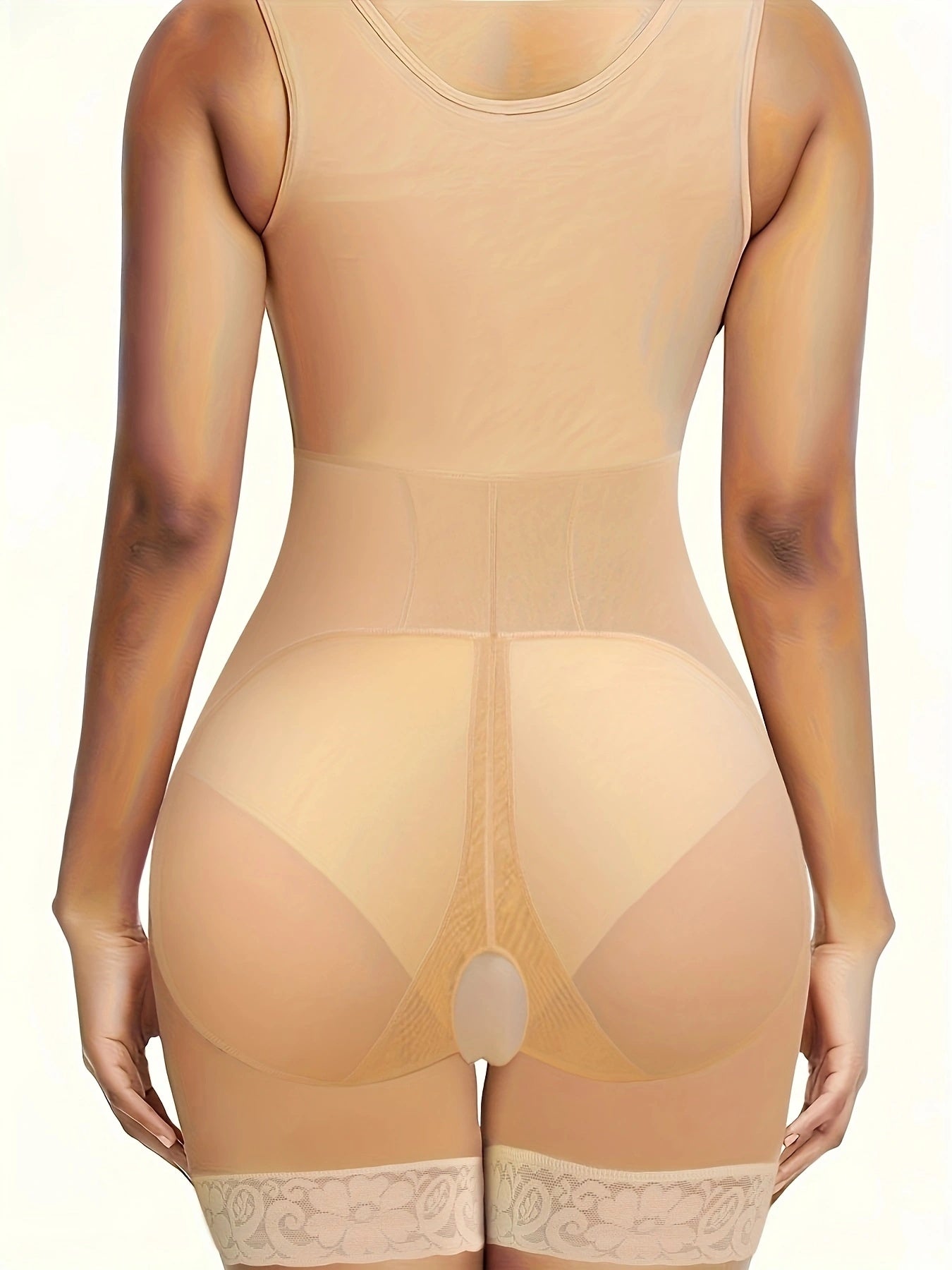 SHAPMAMA™ Damen Shapewear Bauchweg-Bodysuit, Bauchweg-Bodysuit, Oberschenkel-Slimmer mit hoher Taille