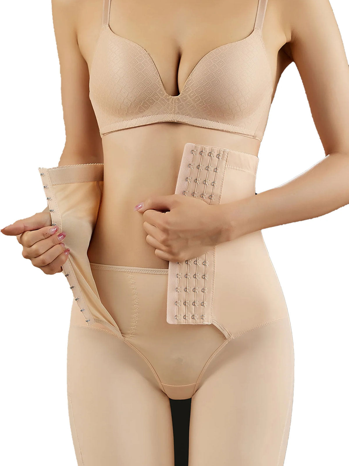 SHAPMAMA™ Women's High Body Shaping Leggings Breathable Thin Zero Restraint Tummy Control Pants Postpartum Hip Slimming Short