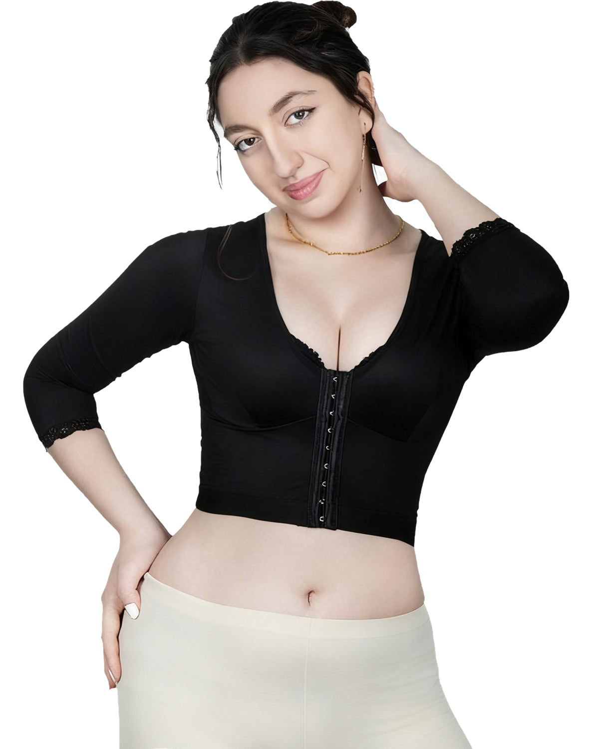 SHAPMAMA™ Haltungskorrektor, formende Oberteile, Armformer, Frontschnalle, schlankeres Oberteil