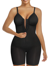 SHAPMAMA™Shapewear for Women Tummy Control Bodysuits Zip-Up Comfort Ultra Stretch Fabric Customizable Fit Breathable Mesh Design Comfortable Fit