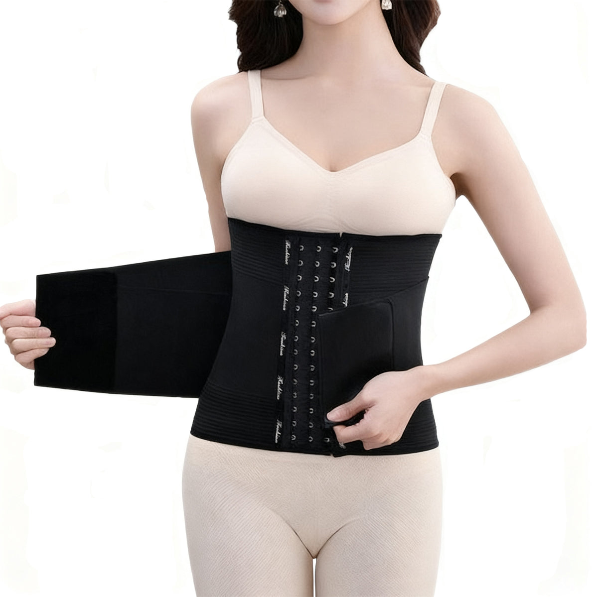SHAPMAMA™ High Elastic Waist Women's Waist Trainer Corset Tummy Control Body Shaper Waist Cinchers